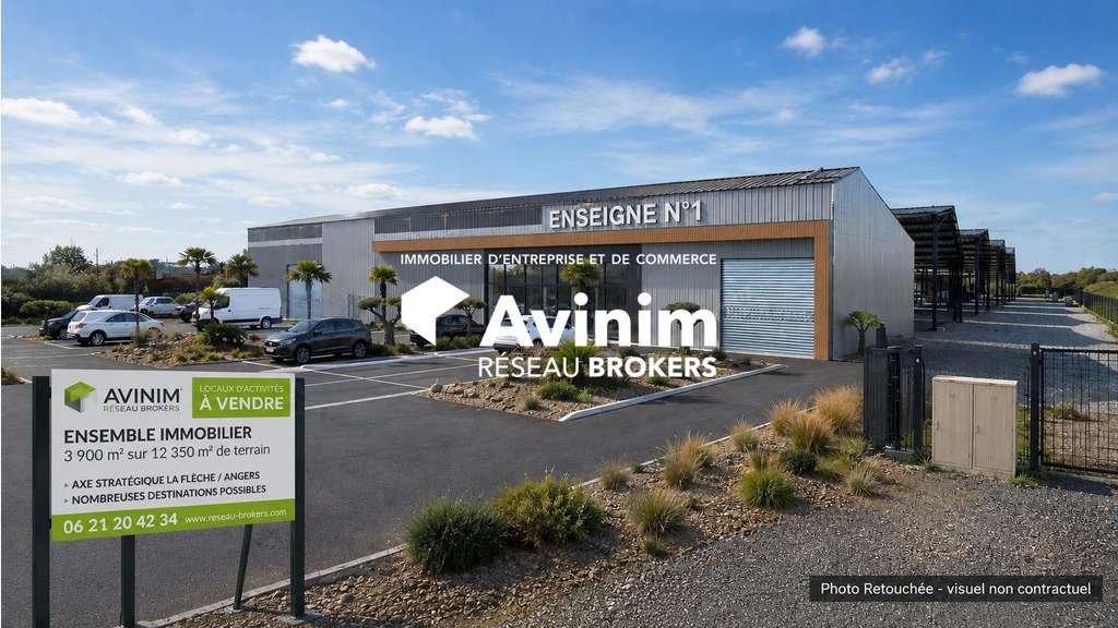 Parc d'activités 3900m² sur 1.3ha à La Flèche