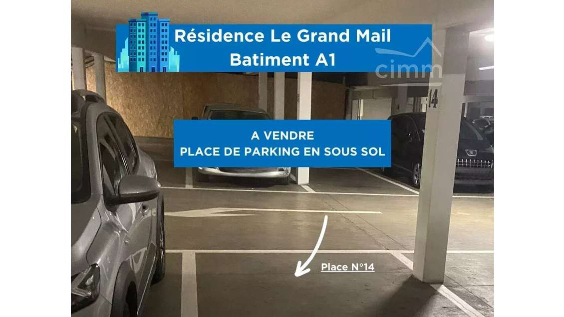 Vente place de parking à Saint-Pierre-des-Corps