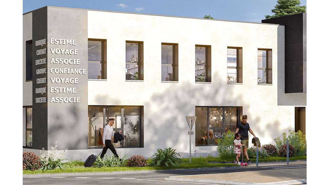 AV local commercial de 150m² en VEFA à Questembert