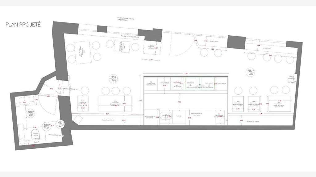 AV local commercial 45m² Paris 75010 empl visible