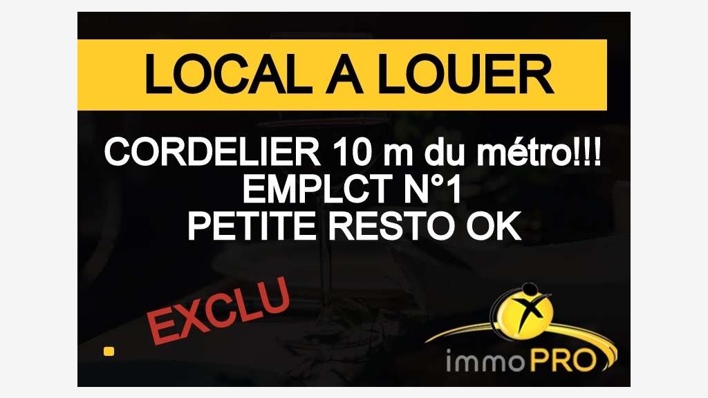 Local de 52m² à louer à Lyon proche République
