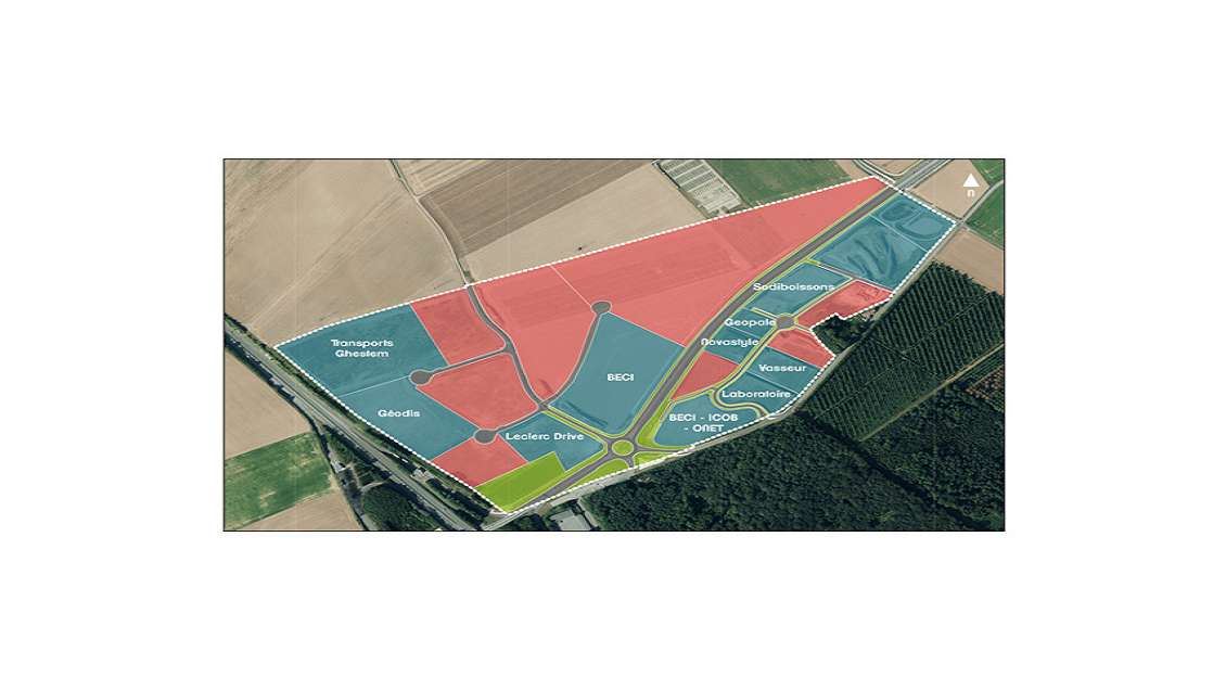 Vente terrain industriel à Leulinghem Lumbres