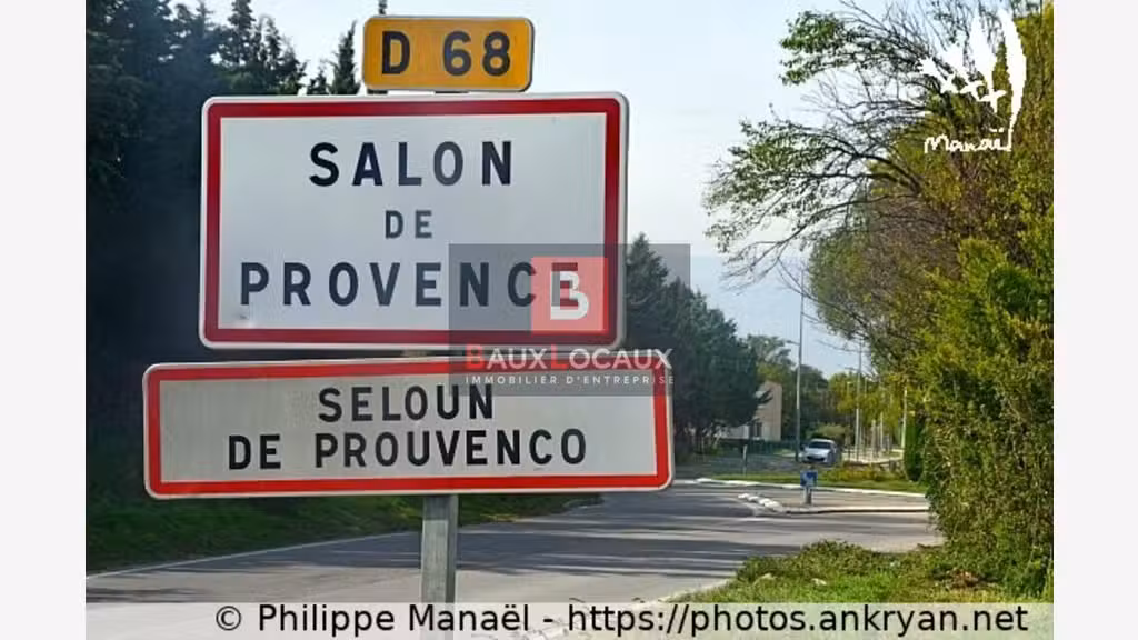 AV terrain 2300m² en zone ue1 à Salon de Provence