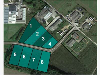 Vente de terrains jusqu'à 3045m² proche Auxerre