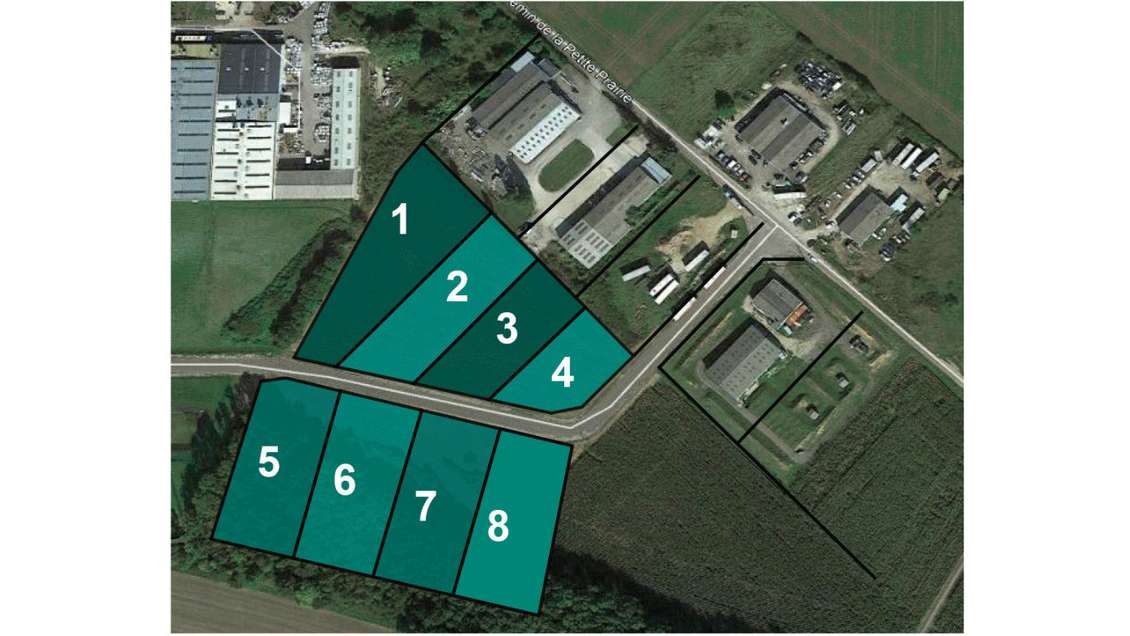 Vente de terrains jusqu'à 3045m² proche Auxerre