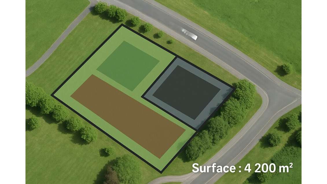 Terrain 4200m² à vendre aux Essarts-en-Bocage