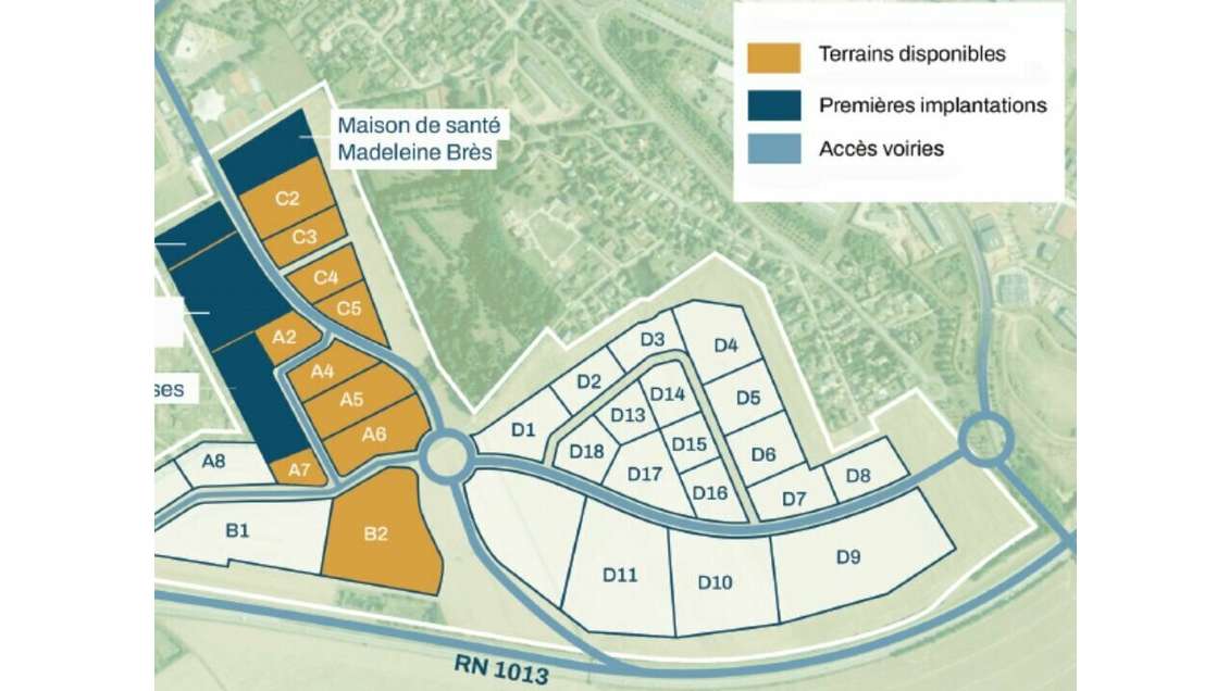 Terrains industriels 40ha à vendre à Evreux (27)