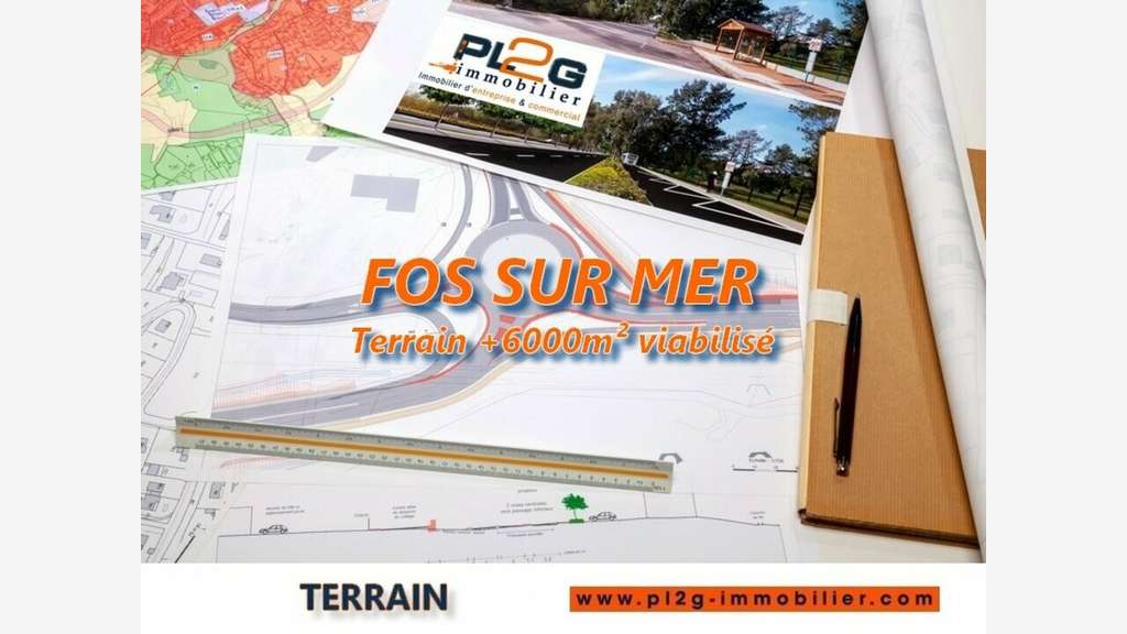 Terrain industriel 6000m² à vendre à Fos-sur-Mer