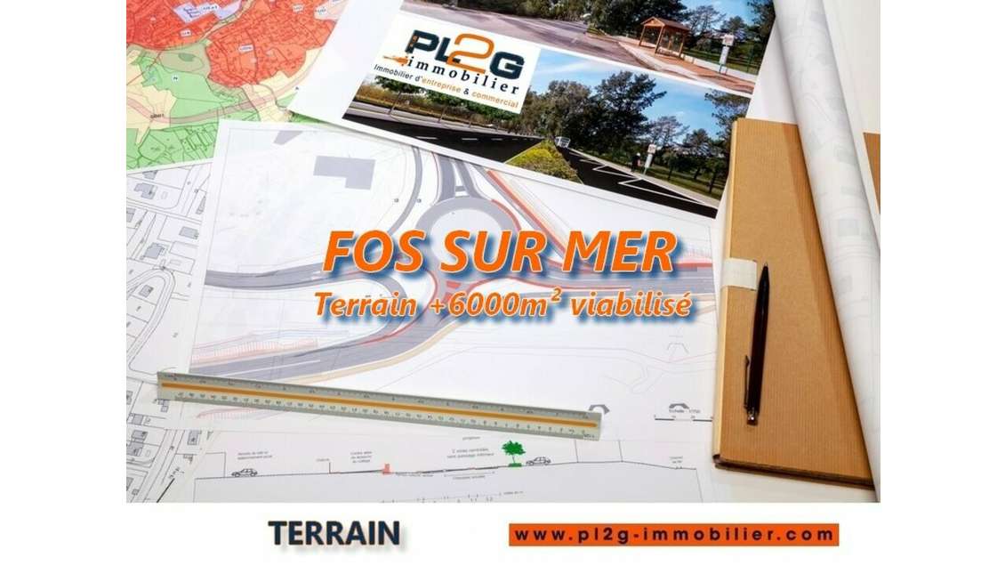 Terrain industriel 6000m² à vendre à Fos-sur-Mer