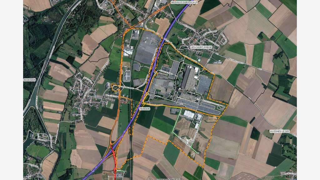 A vendre terrain industriel de 16 ha à Hordain