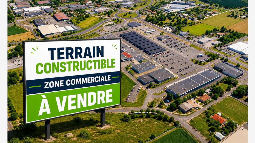 Vente terrain 7106m² empl stratégique à Marmande