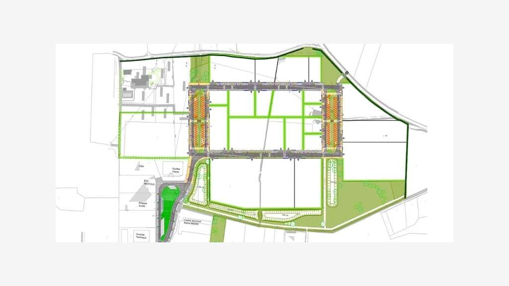 A vendre terrains industriels de 3400 et 7700m²