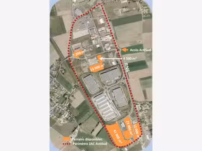 A vendre- Terrains de 6,5 ha en Zone Actisud à 