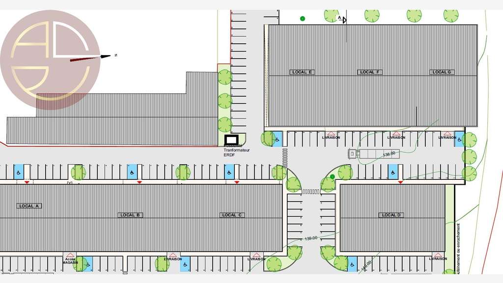 Vente entrepôt 608m² à Toulouse Nord Ouest Balma