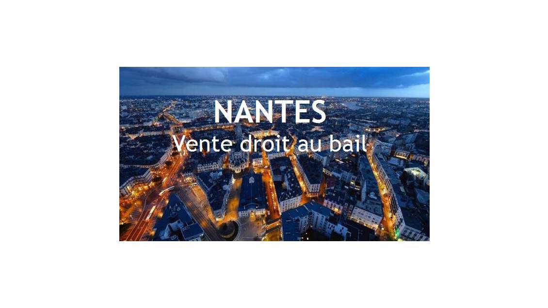VENTE DAB - local de 65m² à Nantes centre ville