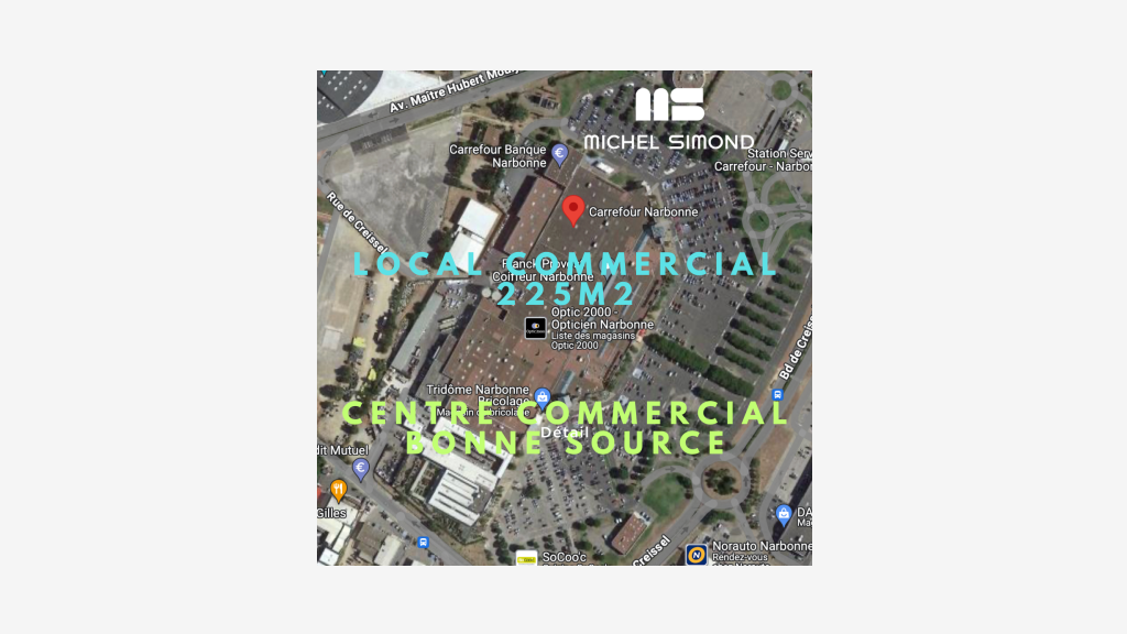 Cède DAB local commercial 225m² à Narbonne