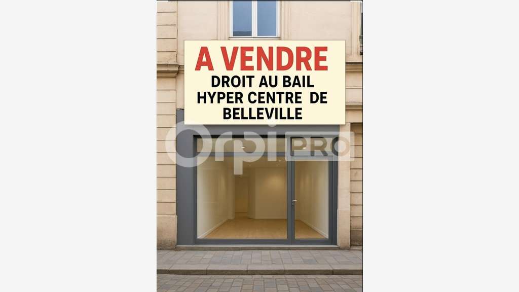 Local commercial 52m² à Belleville-en-Beaujolais