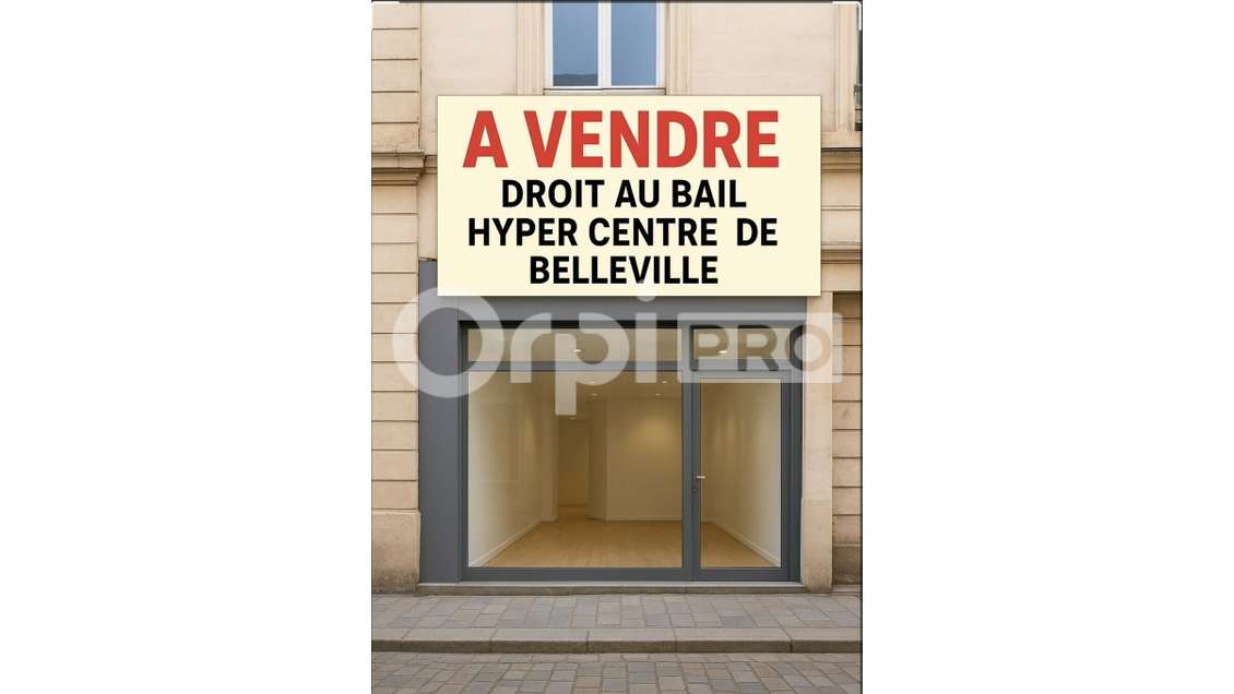 Local commercial 52m² à Belleville-en-Beaujolais