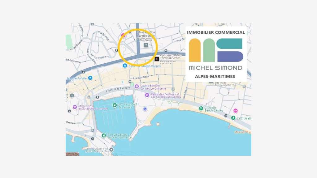 DAB local magasin 105m² PMR à Cannes