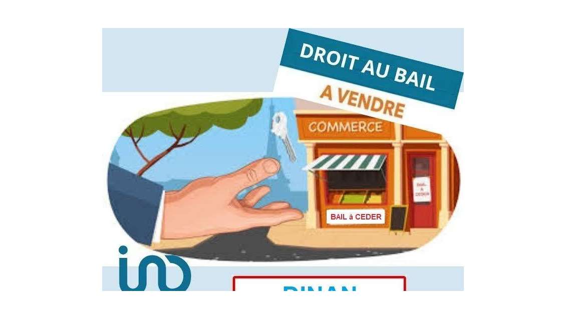 Cède droit au bail local mercerie de 30m² à Dinan
