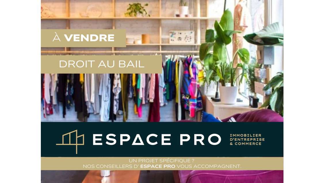 Droit au bail  local 66m² à Trouville centre