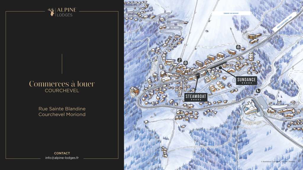 Cession bail commerce 67m² à Courchevel Moriond