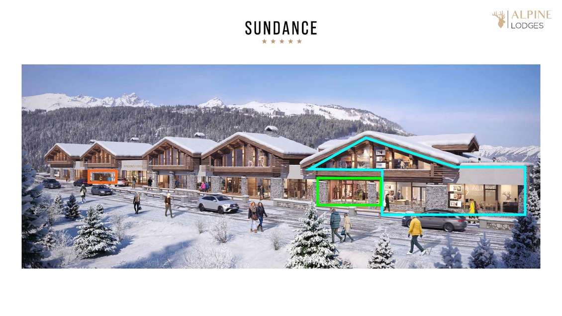 Cession bail commerce 112m² à Courchevel Moriond
