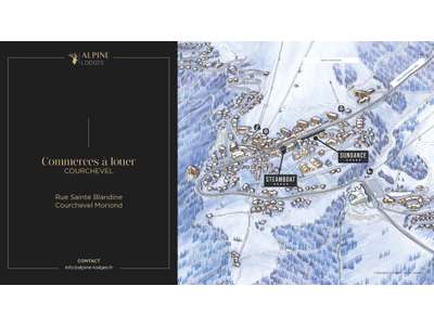 Cession droit au bail Locaux commerciaux - Boutiques à Courchevel