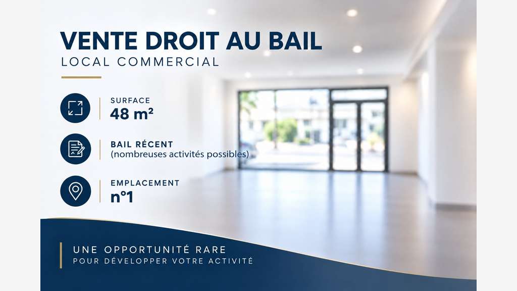Droit au bail empl N°1 Le Diamant Martinique