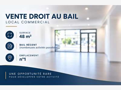 Droit au bail empl N°1 Le Diamant Martinique