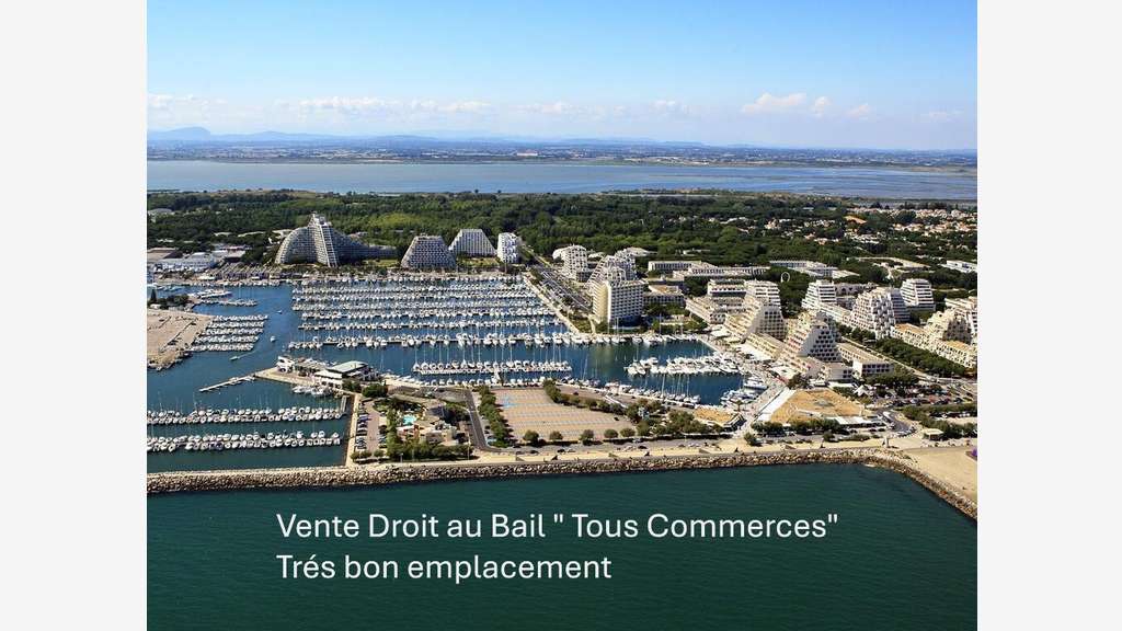 Cession droit au bail 32m² sur la Grande Motte
