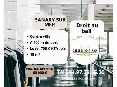 Cession droit au bail Locaux commerciaux - Boutiques à Sanary-sur-Mer