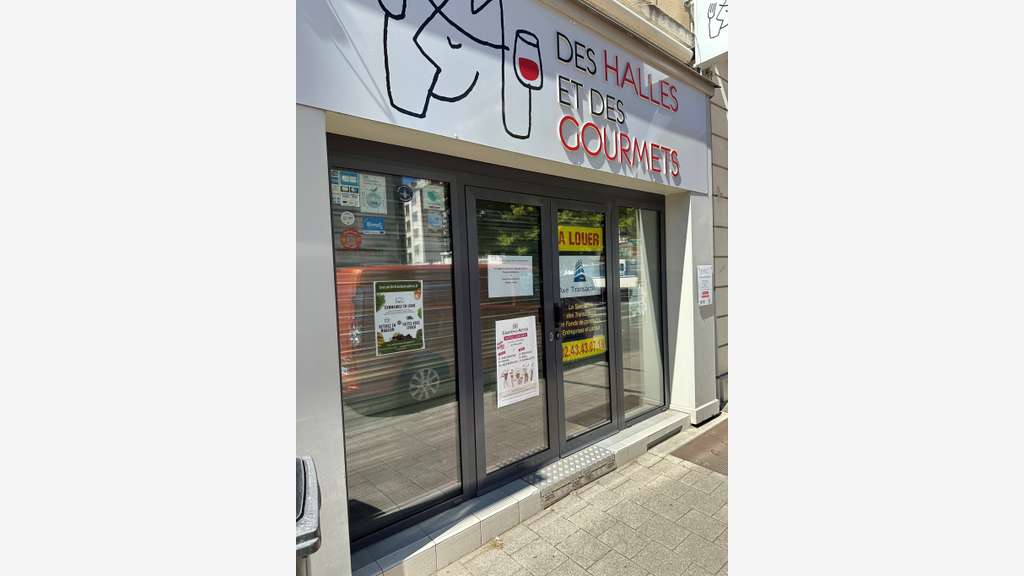 Cède dab local commercial de 40m² + réserve Angers