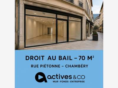 Droit au bail empl stratégique Chambéry centre