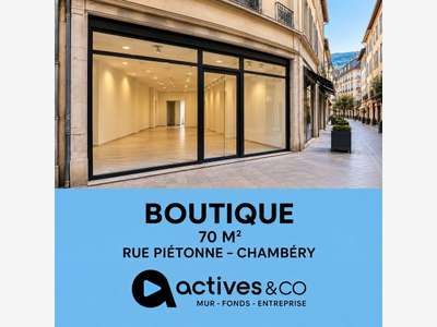 Cède bail local 70m² en coeur de ville de Chambéry
