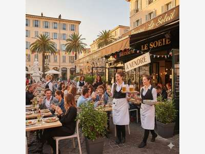 A céder droit au bail restaurant à Nice Garibaldi