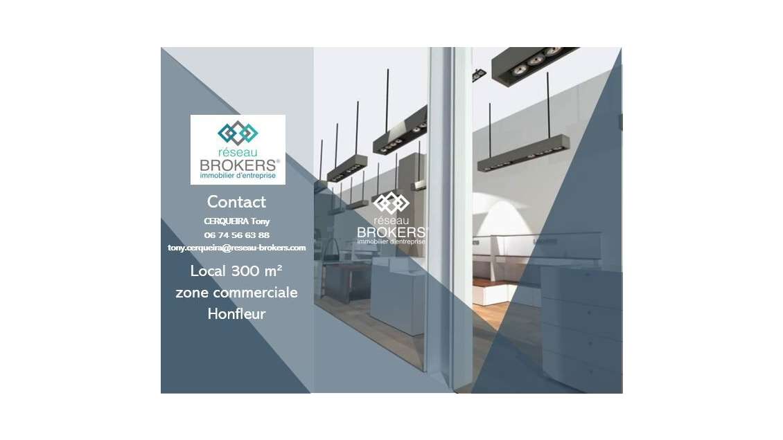 Cède DAB local commercial 300m² en zc à Honfleur