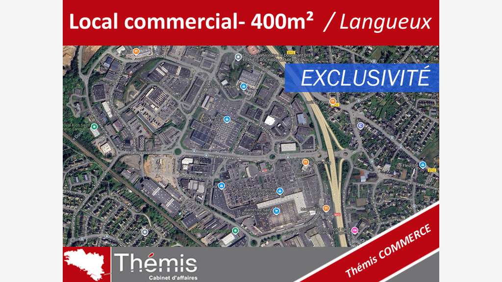 Cède DAB local commercial de 400m² à Langueux