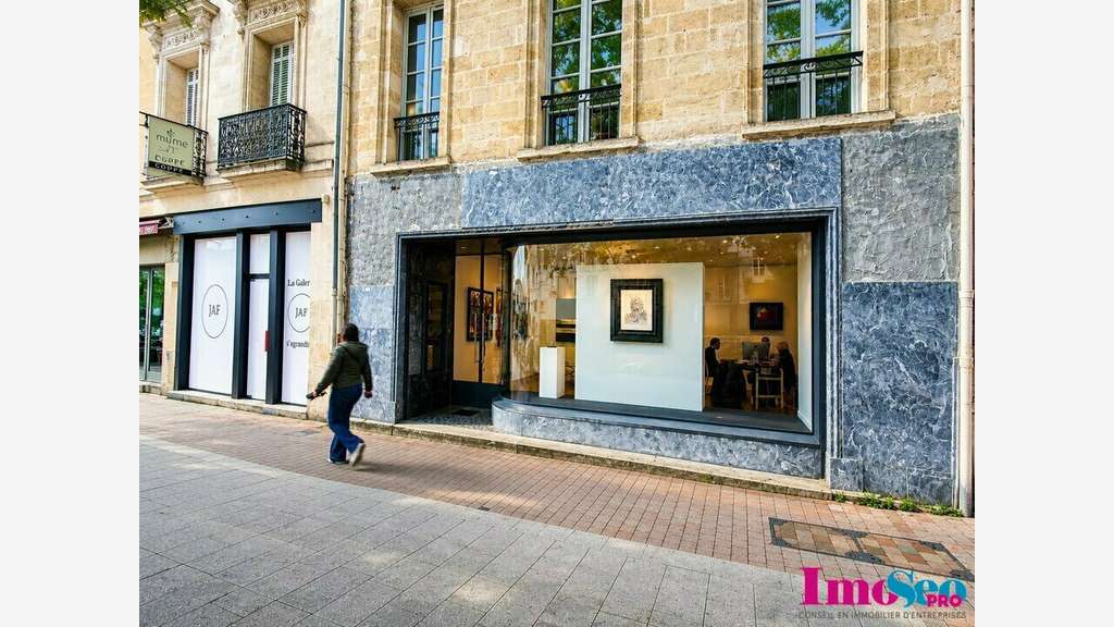 Bail à céder local 50m² Triangle d'Or de Bordeaux