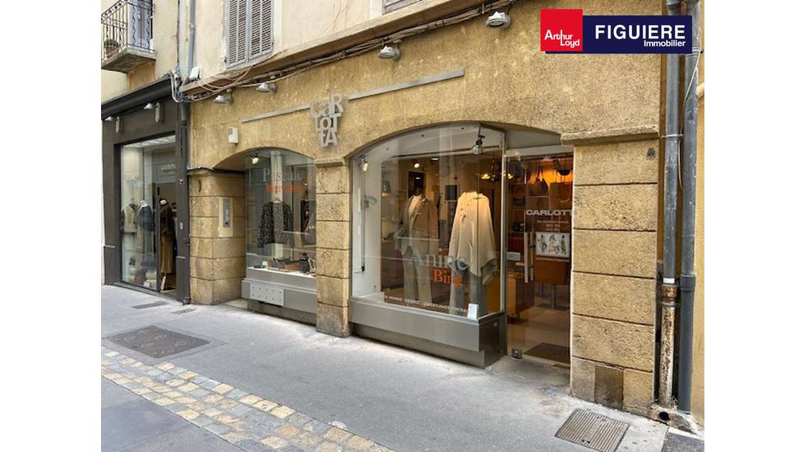 Cession droit au bail 55m² centre historique d'Aix