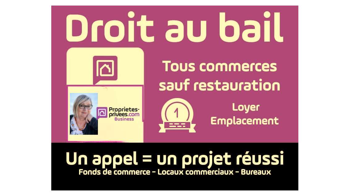 Cession de bail local 40m² à Aix les Bains centre