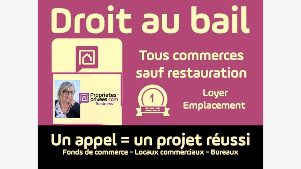 Cession de bail charmant local 50m² Aix les Bains