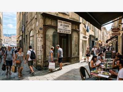Vente droit au bail 116m² proche port Ajaccio