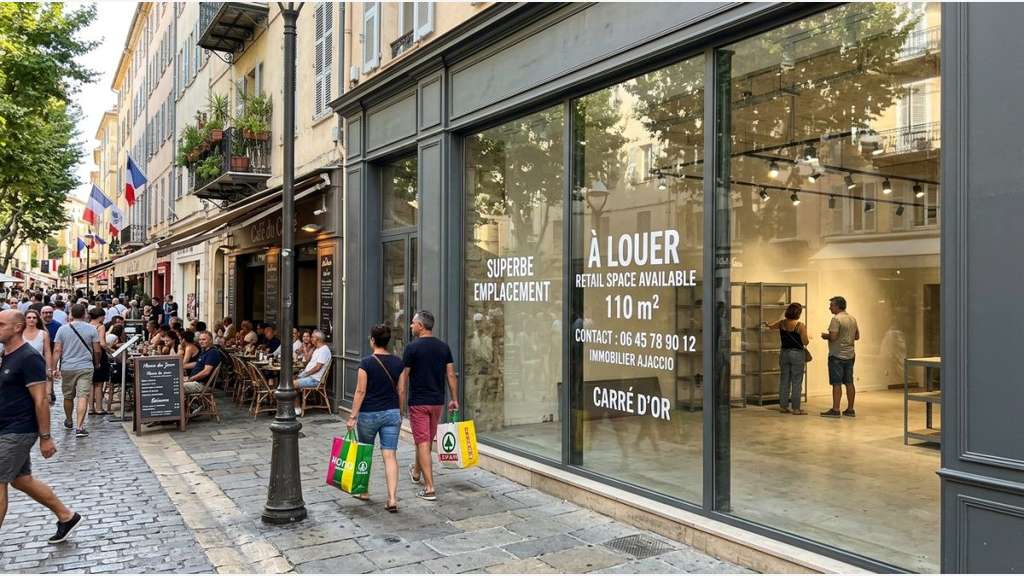 A céder droit au bail 70m² Carre d'or Ajaccio
