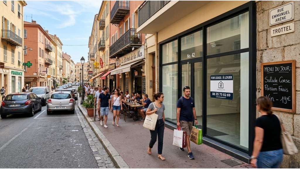 Cède local polyvalent 65m² Ajaccio secteur Trottel