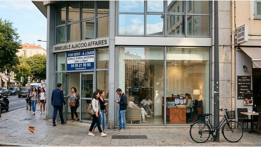 A louer bureaux 146m² à Ajaccio emplacement N°1