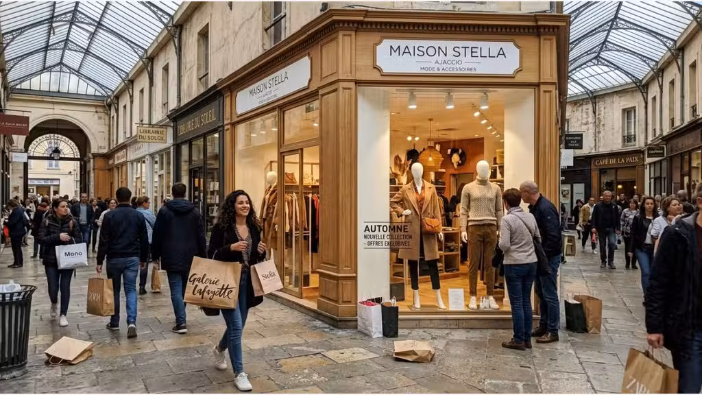 Cède bail 68m² galerie commerciale Baleone Ajaccio