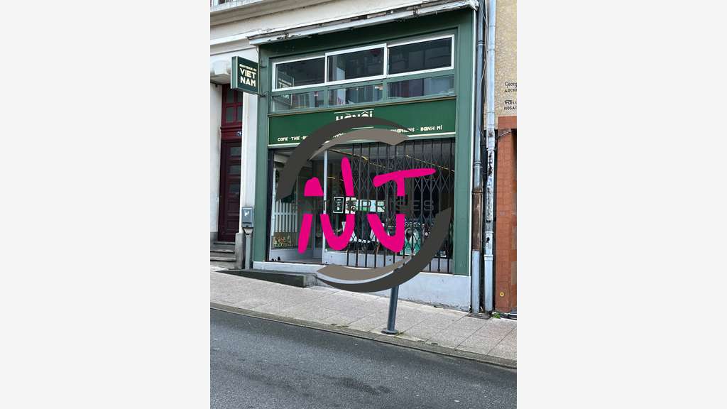 A céder local commercial 70m² centre ville Angers