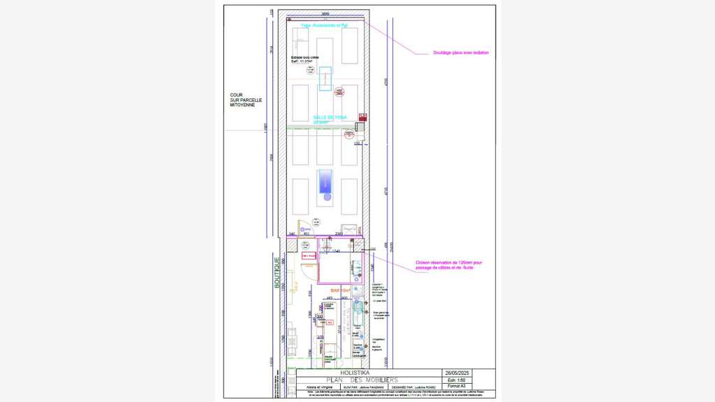Cession droit au bail local neuf de 90m² à Annecy