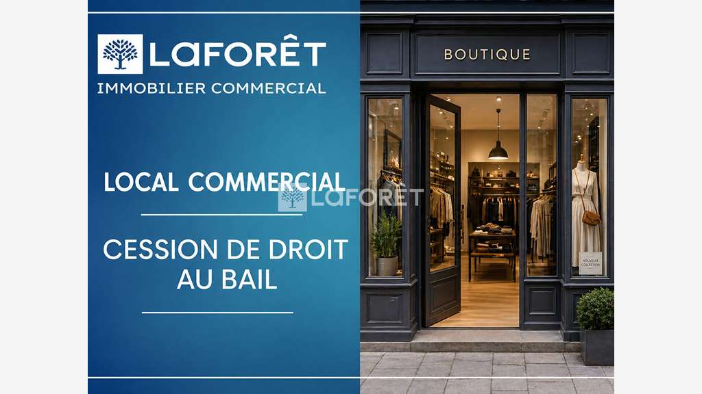 Cession local 33m² dans rue commerçante à Arles 